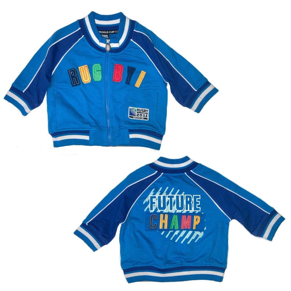 Rare Rugby World Cup 2011 New Zealand 6-9 months Baby Jacket EUC 11138